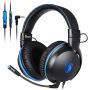 SADES Gaming Headset - FPOWER - Stereo Headsets Compatible with Computer Mobile Device, Noise Cancelling Mic Over-Ear Headsphones