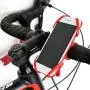 Bike Motorcycle Phone Holder Bike Phone Mount Bracket Universal Adjustable Cell Phone Holder Detachable Waterproof Holder for Cellephone iPhone 11 8 7 Plus S10 S9 S8 S7