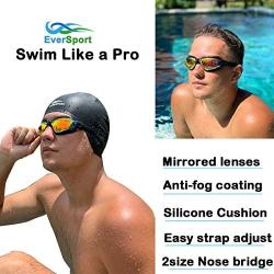EverSport Swim Goggles Pack of 2 Swimming Goggles Anti Fog for Adult Men Women Youth Kids