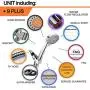High Pressure Handheld Shower Head with Powerful Shower Spray against Low Pressure Water Supply Pipeline, Multi-functions, w/ 79 Hose, Bracket, Flow Regulator, Chrome Finish High Pressure Handheld Shower Head with Powerful Shower Spray against Low Pressure Water Supply Pipeline, Multi-functions, w/ 79 Hose, Bracket, Flow Regulator, Chrome Finish