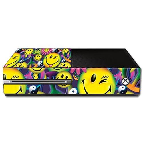 MightySkins Skin Compatible with Microsoft Xbox One - Peace Smile | Protective, Durable, and Unique Vinyl Decal wrap Cover | Easy to Apply, Remove, and Change Styles | Made in The USA