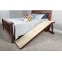 PetSafe CozyUp Bed Ramp for Dogs and Cats - Durable Frame Supports up to 120lb - Furniture Grade Wood Pet Ramp with Cherry or White Finish - High-Traction Carpet Surface – Great for Older Animals
