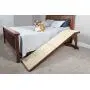 PetSafe CozyUp Bed Ramp for Dogs and Cats - Durable Frame Supports up to 120lb - Furniture Grade Wood Pet Ramp with Cherry or White Finish - High-Traction Carpet Surface – Great for Older Animals