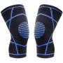 ELURH Compression Knee Brace-Knee Support for Joint Pain Relief, Running, Biking, Basketball, Gym, Workout-Knee Wrap, Knee Sleeve for Men and Women（2 Pack,L）