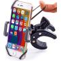 Bike & Motorcycle Phone Mount - for iPhone 11 (Xr, Xs Max, 8 Plus), Galaxy S20 or Any Cell Phone - Universal ATV, Mountain & Road Bicycle Handlebar Holder. +100 to Safeness & Comfort