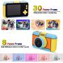 Dessports Kids Digital Cameras for Girl - Selfie Rechargeable Child Mini Toddler Toy Camera for Kids 2.4Inches HD Screen Video Camcorder with Flash Light for 4-8 Years Old Boys