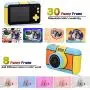 Dessports Kids Digital Cameras for Girl - Selfie Rechargeable Child Mini Toddler Toy Camera for Kids 2.4Inches HD Screen Video Camcorder with Flash Light for 4-8 Years Old Boys