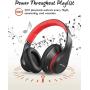 Mpow 059 Plus Active Noise Cancelling Headphones, 50 Hours Playtime Bluetooth Headphones Over Ear, Bluetooth 5.0, CVC 8.0 Mic, Fast Charging, Memory Foam Earpads, Deep Bass, for PC/Cell Phones/TV
