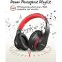 Mpow 059 Plus Active Noise Cancelling Headphones, 50 Hours Playtime Bluetooth Headphones Over Ear, Bluetooth 5.0, CVC 8.0 Mic, Fast Charging, Memory Foam Earpads, Deep Bass, for PC/Cell Phones/TV