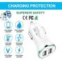 Car Charger[5-Pack],Bralon 12W 2.4A Dual USB Car Charger Adapter with Smart ID Compatible with iPhone 11 Pro Xs Max Xr X 8 7 6 SE Plus,iPad Tablet,Galaxy Note S10 S9 S8 S7 S6,LG and More