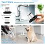 Handheld Vacuum Cleaner, Car Vacuum Cleaner High Power Cordless with Rechargeable Quick Charge, LED Light, Hand Vac for Home and Car Cleaning, Wet & Dry