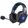 ONIKUMA K8 Gaming Headset, Stereo Headphones with Crystal Clear Sound, LED Lights, Noise-canceling Microphone, for Playstation 4/Xbox One S/Nintendo Switch/PC/Laptop/Tablet/Mobile Phone
