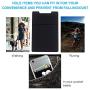 COCOFU Cell Phone Card Sleeve RFID Blocking [Double Secure] Lid Pouch, 3 Pack Ultra-Slim 3M Self Adhesive Card Holder Stick on Phone Sleeves with Pocket for Smartphones (Black + Pink)