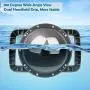D&F Underwater Dome for DJI OSMO Action Camera, Dual Handheld Tray Dome Port Housing Case Up to 45m/147ft Waterproof Diving Photography Accessories D&F Underwater Dome for DJI OSMO Action Camera, Dual Handheld Tray Dome Port Housing Case Up to 45m/147ft Waterproof Diving Photography Accessories