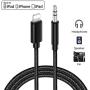 [Apple MFi Certified] iPhone AUX Cord for Car Stereo, Lightning to 3.5mm Audio Cable Compatible for iPhone 11/11 Pro/XS/XR/X 8 7 6/iPad, iPod to Speaker, Home Stereo, Headphone, Support iOS 13 (Black)
