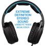 PS4 Headset, SA920 Stereo Gaming Headphones，3.5mm Wired Over Ear Noise Cancelling Gaming Headset with Mic & Volume Control & Bass Surround Compatible with PC/Mac/Laptop/Xbox One