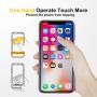 Humixx Phone Ring Holder, Stainless Steel Cell Phone Finger Stand, 360° Rotation Thin Universal Kickstand, Magnetic Car Mount for iPhone 11/11 Pro/11 Max/XR/XS Max, Samsung S10, Huawei P30 - Black