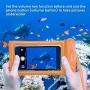 Floating Waterproof Phone Pouch, Cambond 3 Pack Waterproof Phone Case, Transparent PVC Water Proof Cell Phone Pouch Dry Bag with Lanyard for iPhone Xs Max XR X 8 7 6 Plus (Blue+Black+Orange)