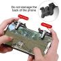 RONSHIN Wireless Controller,Portable L1R1 Gaming Trigger Smart Phone Game Shooter Controller Fire Button Handle for iPhone PUBG/Rules Survival/Knives Out Gifts for Boys