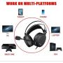 LUPSAN Gaming Headset for Xbox one PS4 Controller, PC Mic Stereo Gamer Headphones with Microphone Computer Nintendo Switch Playstation 4 PRO Xbox 1 x Games