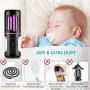 2 in 1 Electric Bug Zapper, Mosquito Zappers Killer Insect Fly Traps, Rechargeable LED Camping Lantern, Waterproof Mosquito Trap for Backyard, Patio, Indoor Outdoor 2 in 1 Electric Bug Zapper, Mosquito Zappers Killer Insect Fly Traps, Rechargeable LED Camping Lantern, Waterproof Mosquito Trap for Backyard, Patio, Indoor Outdoor