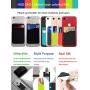 HUO ZAO Cell Phone Wallet, Silicone Credit Card Id Holder with Adhesive Stick-on fits Apple iPhone iPad Samsung Galaxy Android Smartphones, Table, Refrigerator, Door - 10 Pack (Black Color - 3 Pack)