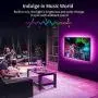 Bluetooth LED Strip Lights 65.6FT, Music Sync LED Light Strip Controlled by Smart Phone APP, LED Lights 20m 600LEDs RGB Power Strip with UL Listed Adapter IR Remote Controller