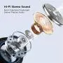 Wireless Earbuds, Boltune Bluetooth V5.0 with 4 Mics Super Lightweight Bluetooth Earbuds, CVC 8.0 Stereo Sound Deep Bass, IPX8 Waterproof in-Ear Headphones Single/Twin Mode for iPhone/Android Wireless Earbuds, Boltune Bluetooth V5.0 with 4 Mics Super Lightweight Bluetooth Earbuds, CVC 8.0 Stereo Sound Deep Bass, IPX8 Waterproof in-Ear Headphones Single/Twin Mode for iPhone/Android