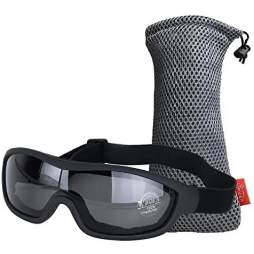 Viriber Motorcycle Goggles Bike Goggles UV Protective Outdoor Glasses Dust-proof Protective Combat Goggles Military Sunglasses Outdoor Tactical Goggles (Black-Safety Goggles) Viriber Motorcycle Goggles Bike Goggles UV Protective Outdoor Glasses Dust-proof Protective Combat Goggles Military Sunglasses Outdoor Tactical Goggles (Black-Safety Goggles)