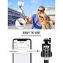 Mpow Selfie Stick, Lightweight Extendable 31.9 Inch Monopod with Bluetooth Remote Compatible iPhone 11/Pro Max/ XS/Max/XR/X/8/8P/7/7P/6S, Galaxy S20/S10/ S10 Plus/S9/8/7/6/Note 10 and More, Black