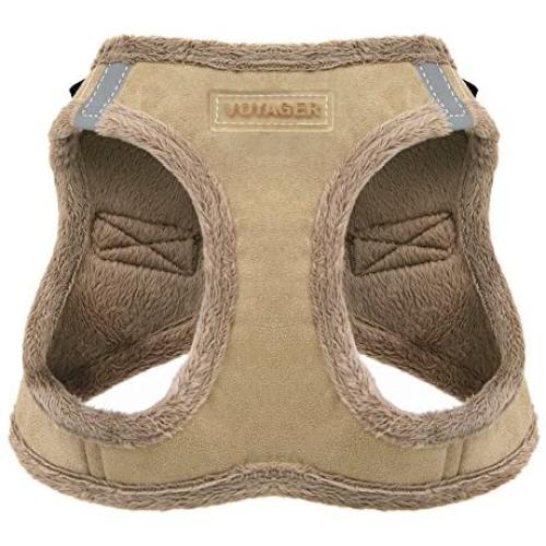 Voyager Step-in Plush Dog Harness - Soft Plush, Step in Vest Harness for Small and Medium Dogs by Best Pet Supplies