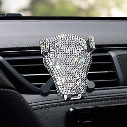 eing Bling Universal Smartphone Car Air Vent Mount Holder Cradle Compatible with iPhone 11 Pro iPhone XR XS Max 8 Plus 7 6s 6 Galaxy S10 E S9 S8 Plus Edge,Note 10 9,Pixel 3 XL,LG & Other Smartphone