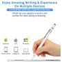 Evach Active Stylus Digital Pen with Ultra Fine Tip Stylus for iPad iPhone Samsung Tablets, Compatible with Apple Pen,Stylus Pen for iPad Pro, White.