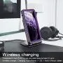 Vapesoon iPhone 11 Waterproof Case, Built-in Screen Protector 360 Full-Body Protection Clear Call Quality Heavy Duty Waterproof Shockproof Cover Case for iPhone 11 2019（6.1 Inch）-Purple