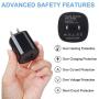 USB C Wall Charger, USB Charging Plug Charger Brick with Type C Cable Cell Phone C Charger Cord Compatible with Samsung Galaxy S10,S9,S8,A80,A70,OnePlus 7 Pro,7,6T,6,5T,Google Pixel 3a