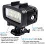 FLASHX Diving Light High Power Dimmable Waterproof 700 Lumen LED Video Light Fill Night Light Diving Underwater Light Waterproof 147ft(40m) for Gopro Hero 8/7/6/5/5S/4/4S/3+/2/SJCAM/YI Action Cameras