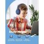 Mpow CH6 Plus Kids Bluetooth Headphones Over Ear for teens, Bluetooth 5.0 Wireless Headsets for Kids with Microphone, HD Stereo Foldable Headphone, 15-Hour Playtime, for PC/Cellphone/iPad/Study/Travel