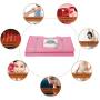 TOPQSC Sauna Blanket, 2 Zone Digital Far-Infrared (FIR) Oxford Upgraded Version Zipper Type Weight Loss, Professional Detox Therapy Anti Ageing Beauty Machine110V (Pink)