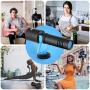 Moukey Smartphone DSLR Camera Microphone, with Monitoring Function, Mini Tripod,IP4 Waterproof Box,External Video Shotgun Mic for Phone, Smartphone, Canon/Nikon/Sony Camera -Perfect Vlogging, YouTube