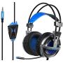 PS4 Headset KingTop Over Ear Stereo Bass Gaming Headphone with Noise Isolation Microphone for PS4 Xbox One S PC Mobile Phones Guarranteed