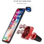 Car Phone Mount Magnetic Cell Phone Car Mount Vent and Dashboard 360° Rotation Car Phone Holder Dashboard for iPhone SE 11 Pro XS Max XR X 8 Plus Samsung Galaxy S20 Note10 S10 S10e & All Phones,Red