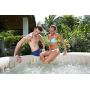 Coleman SaluSpa Inflatable Hot Tub Spa, Green & White