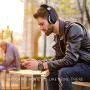 JIAX Wireless Headphones Bluetooth Headset Foldable Stereo Gaming Earphones with Microphone Support TF Card for Ipad Mobile Phone