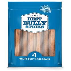 Best Bully Sticks Premium 6-Inch Jumbo Bully Sticks - All-Natural, Free-Range, Grass-Fed, 100% Beef Single-Ingredient Dog Chews