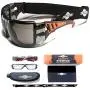 ToolFreak Rip Out Safety Glasses with Foam Padding, Protective Eyewear with Improved Vision For Men and Women, Impact and UV Protection,Hard Case and Cloth,Tinted Lens ToolFreak Rip Out Safety Glasses with Foam Padding, Protective Eyewear with Improved Vision For Men and Women, Impact and UV Protection,Hard Case and Cloth,Tinted Lens
