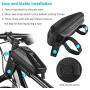 FlexDin Bike Frame Bag Waterproof Bicycle Top Tube Bag EVA Shell Shockproof Front Handlebar Pouch Holder for Cycling Accessories