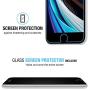 FlexGear Clear Case for iPhone 7 8 SE (2020) and Glass Screen Protector (Clear)