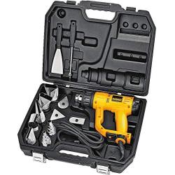 DEWALT Heat Gun with LCD Display & Hard Case/Accessory Kit (D26960K),Yellow