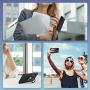 ORIbox Finger Ring Stand, Phone Ring Kickstand, Metal Grip Holder for Magnetic Car Mount Compatible with iPhone Galaxy Smartphone Accessories Black