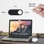 Laptop Webcam Cover Slide, Ultra Thin Round Hole Laptop Camera Cover Slide Blocker for Computer MacBook Pro iMac PC Tablet Notebook Surface Pro Echo Show Camera, Not Support Cell Phone